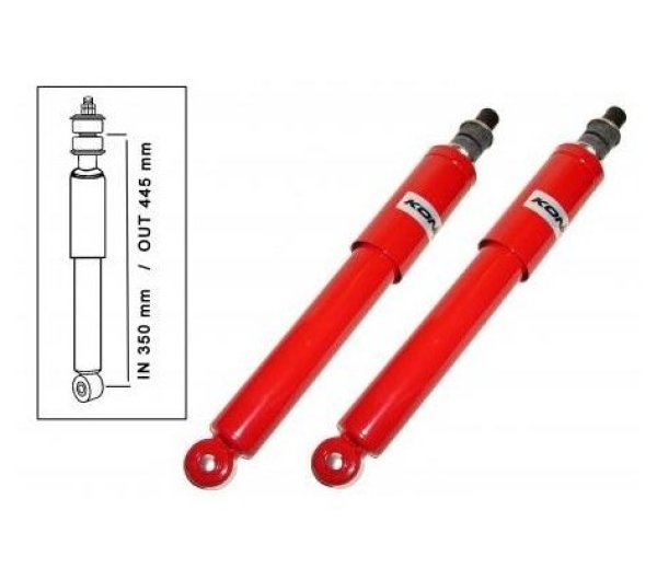 Aajustable shock absorber front (Per Pair) Beetle 8.1965 and later Karmann Ghia 8.1965 and later